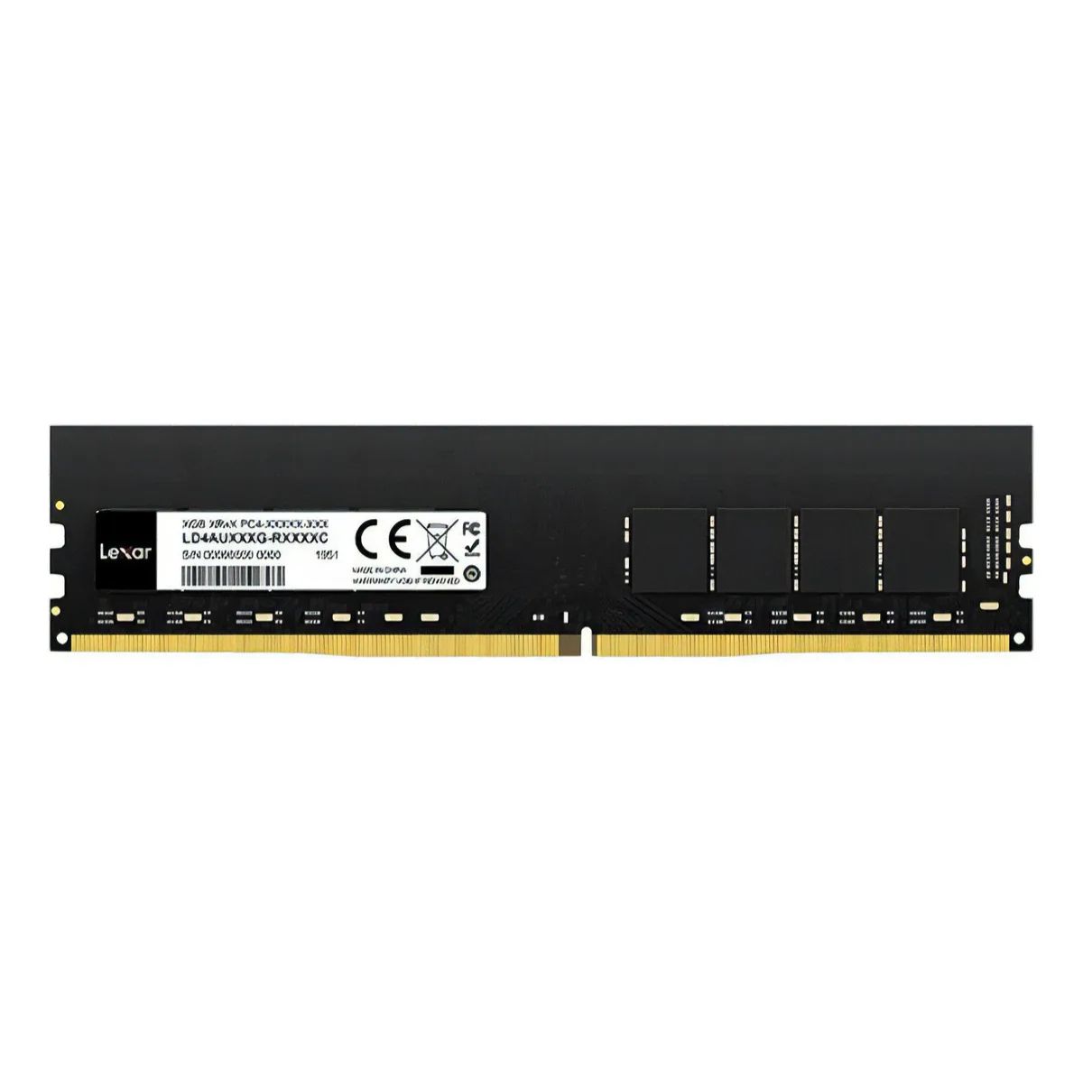 Memoria RAM DDR4 8GB LEXAR color negro