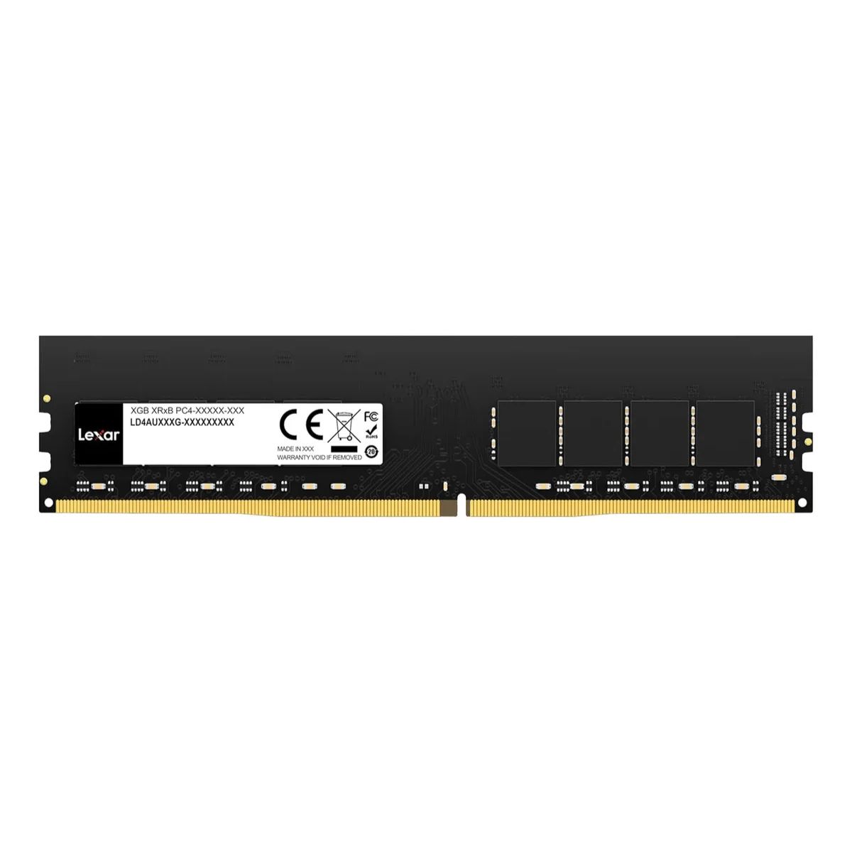 Memoria RAM DDR4 8GB LEXAR color negro
