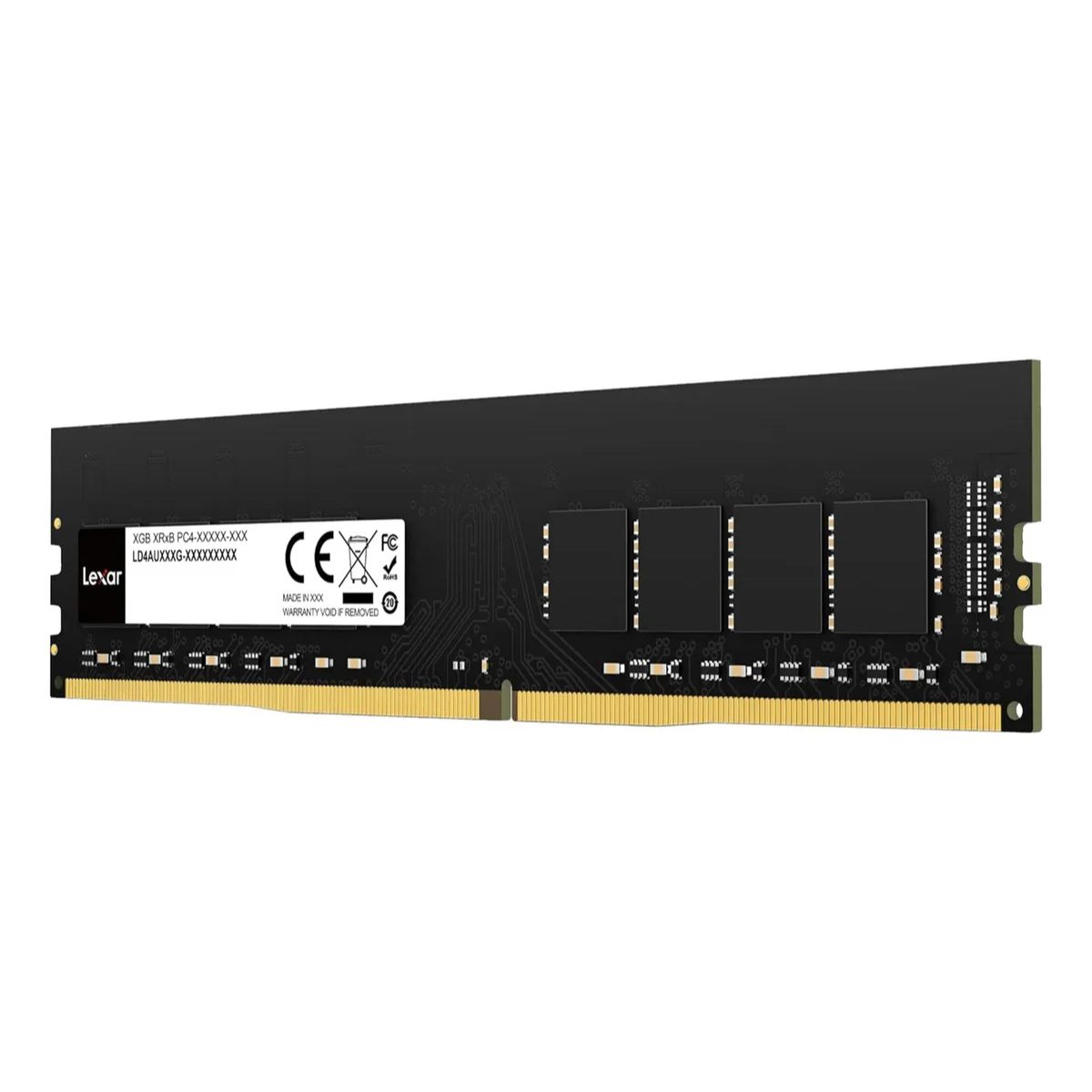 Memoria RAM DDR4 8GB LEXAR color negro