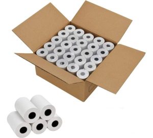 Rollo Térmico De Pos 57x40mm, Caja X100 Unidades Blanco