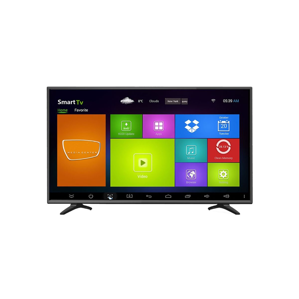 TV 43" Led Asano FULL HD SMART Android Sintonizador Digital