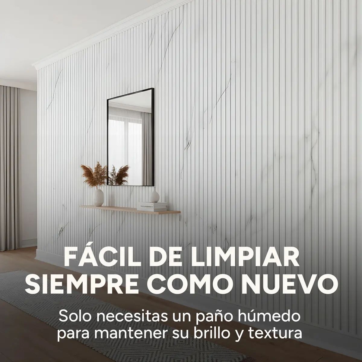 Copia - Pack X10 Wpc Wall Panel Lambrin 290x16.7cm Gris Oscuro