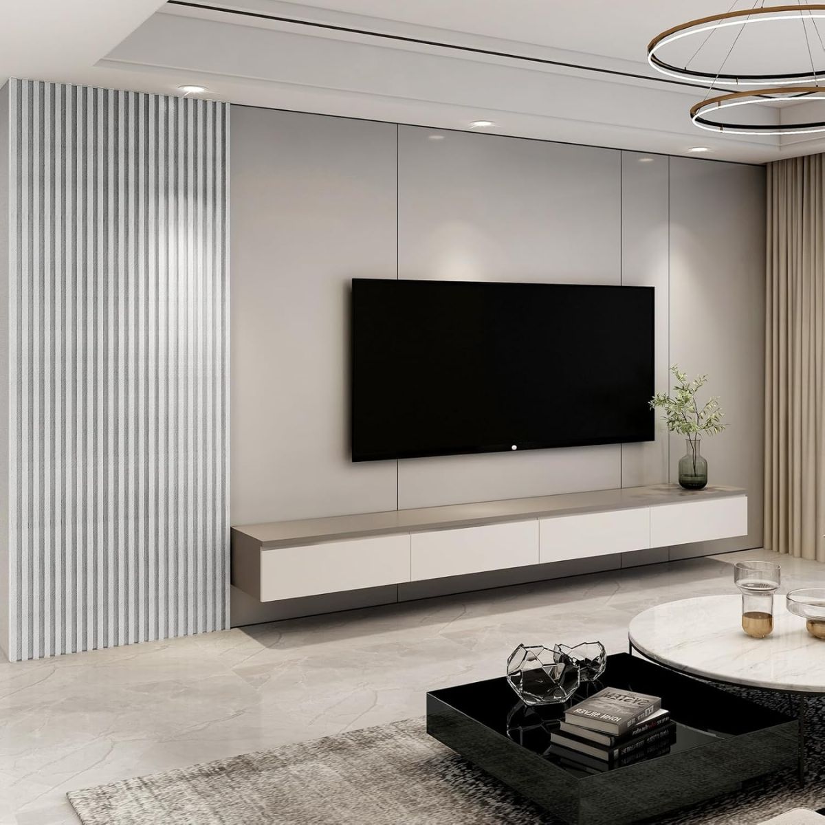 Copia - Pack X50 Wpc Wall Panel Lambrin 290x16.7cm BLANCO HUESO