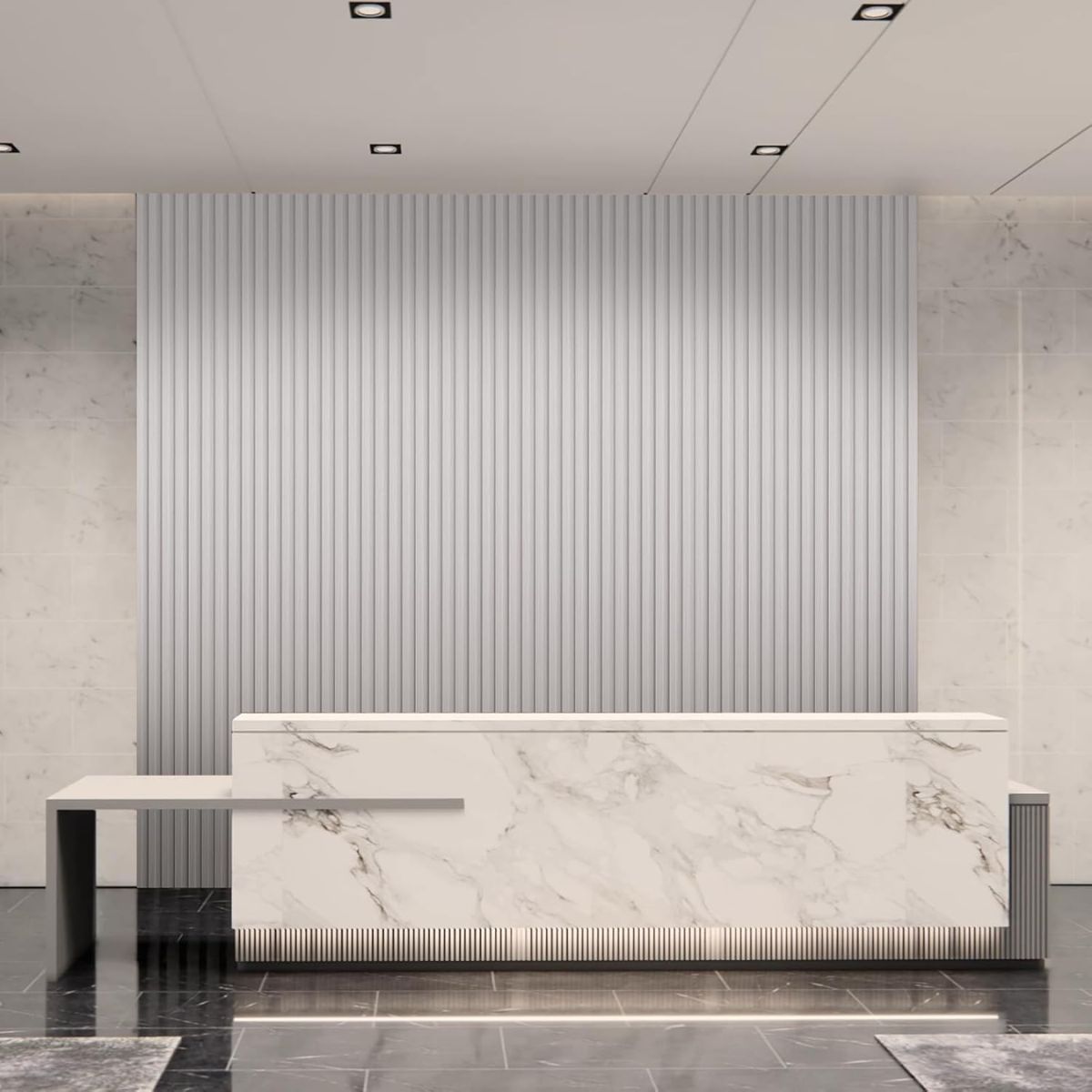 Copia - Pack X50 Wpc Wall Panel Lambrin 290x16.7cm BLANCO HUESO