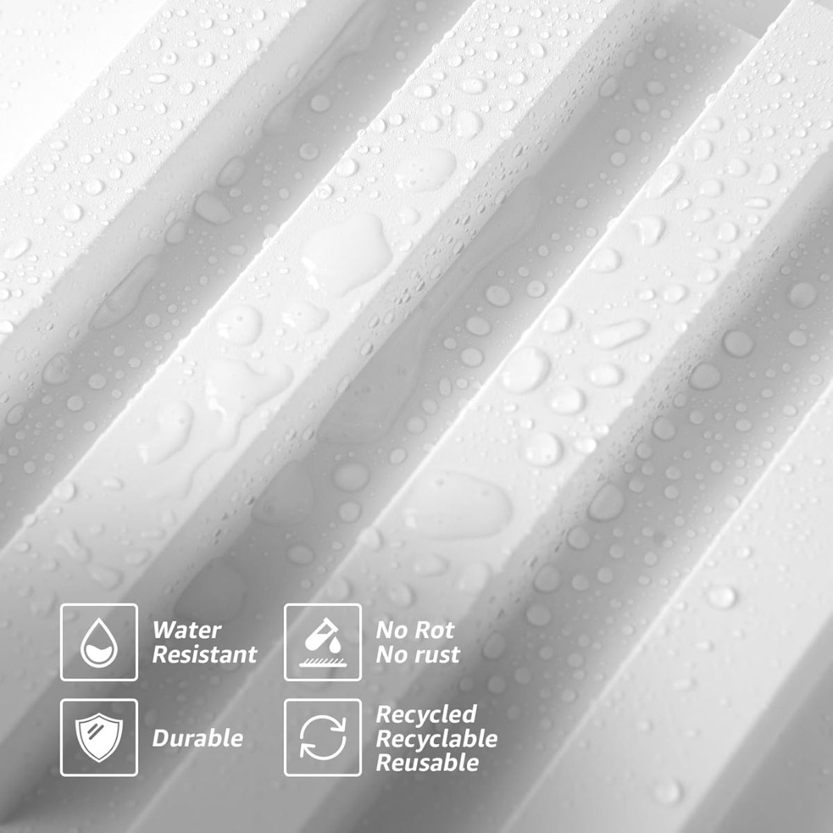 Copia - Pack X50 Wpc Wall Panel Lambrin 290x16.7cm BLANCO MARMOL