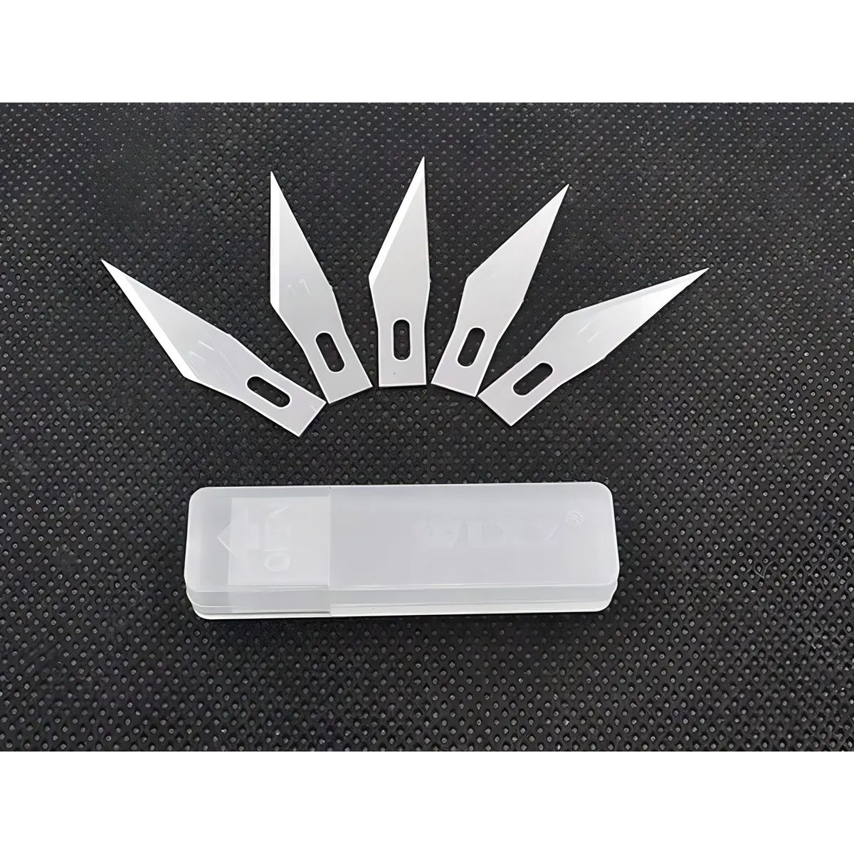 Copia - Trincheta Profesional Cortante D Precisión De Aluminio Con 5 Cuchillas PLATEADO