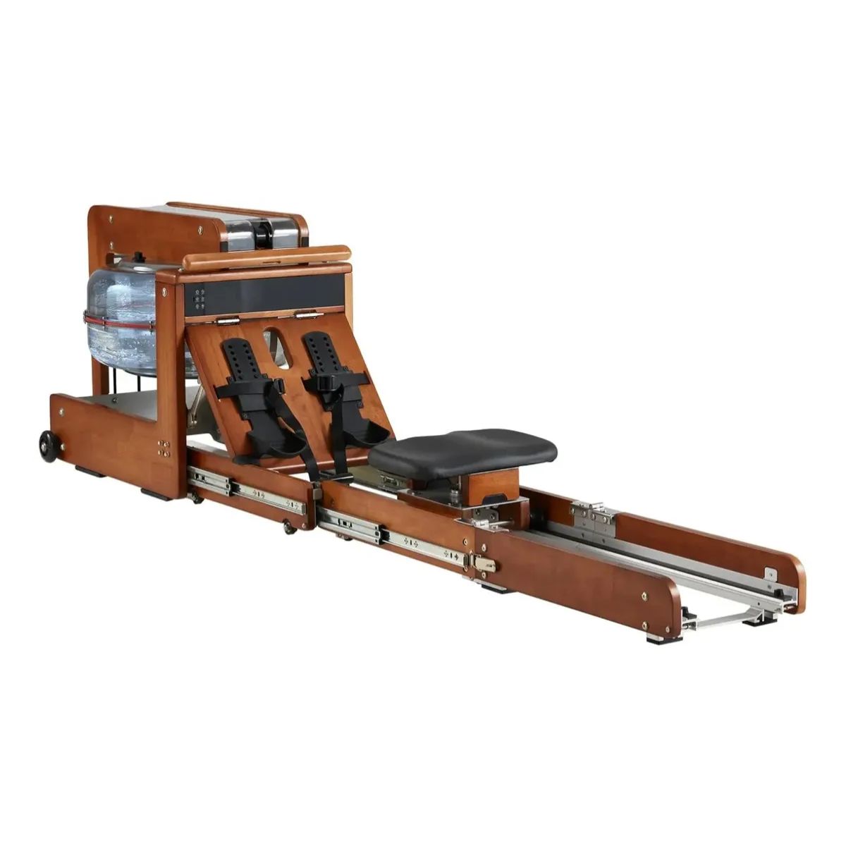 Maquina Simulador Remo De Agua Plegable Madera 158kg Maquina Simulador Remo De Agua Plegable Madera 158kg