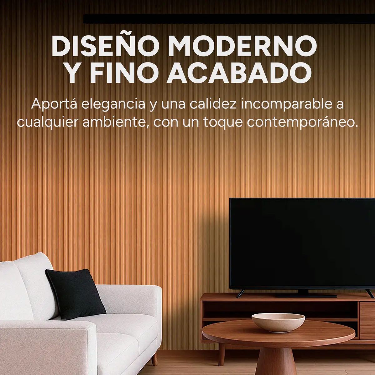 Pack X50 Wpc Simil Madera Wall Panel Lambrin 2.90x16.7