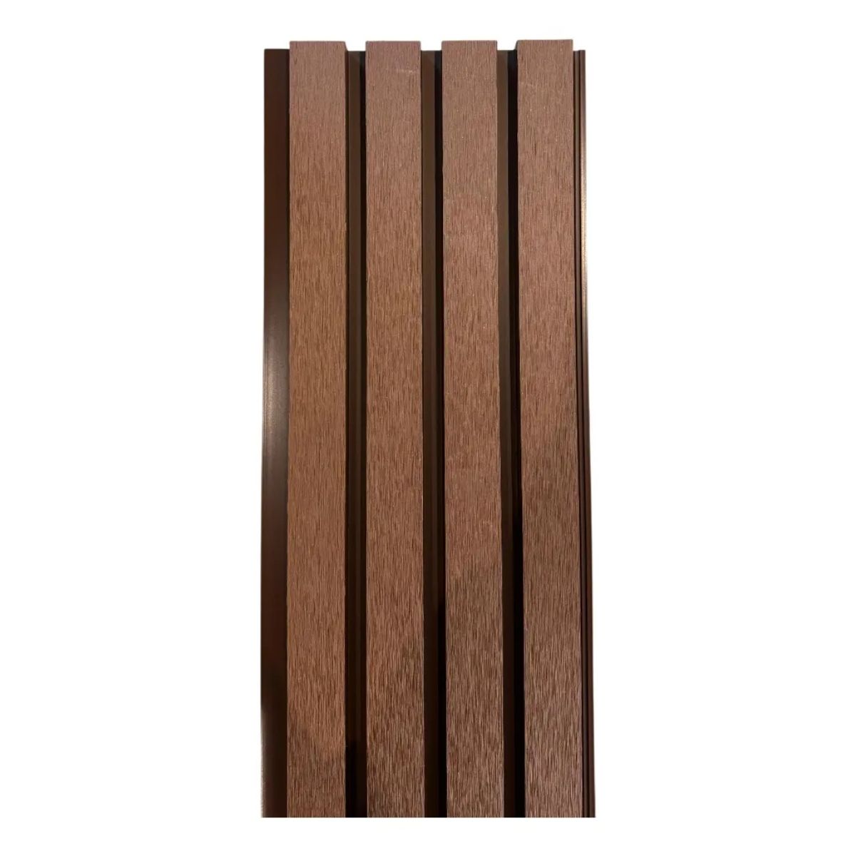 Revestimiento Exterior Wpc 3d Pared Simil Madera NOGAL