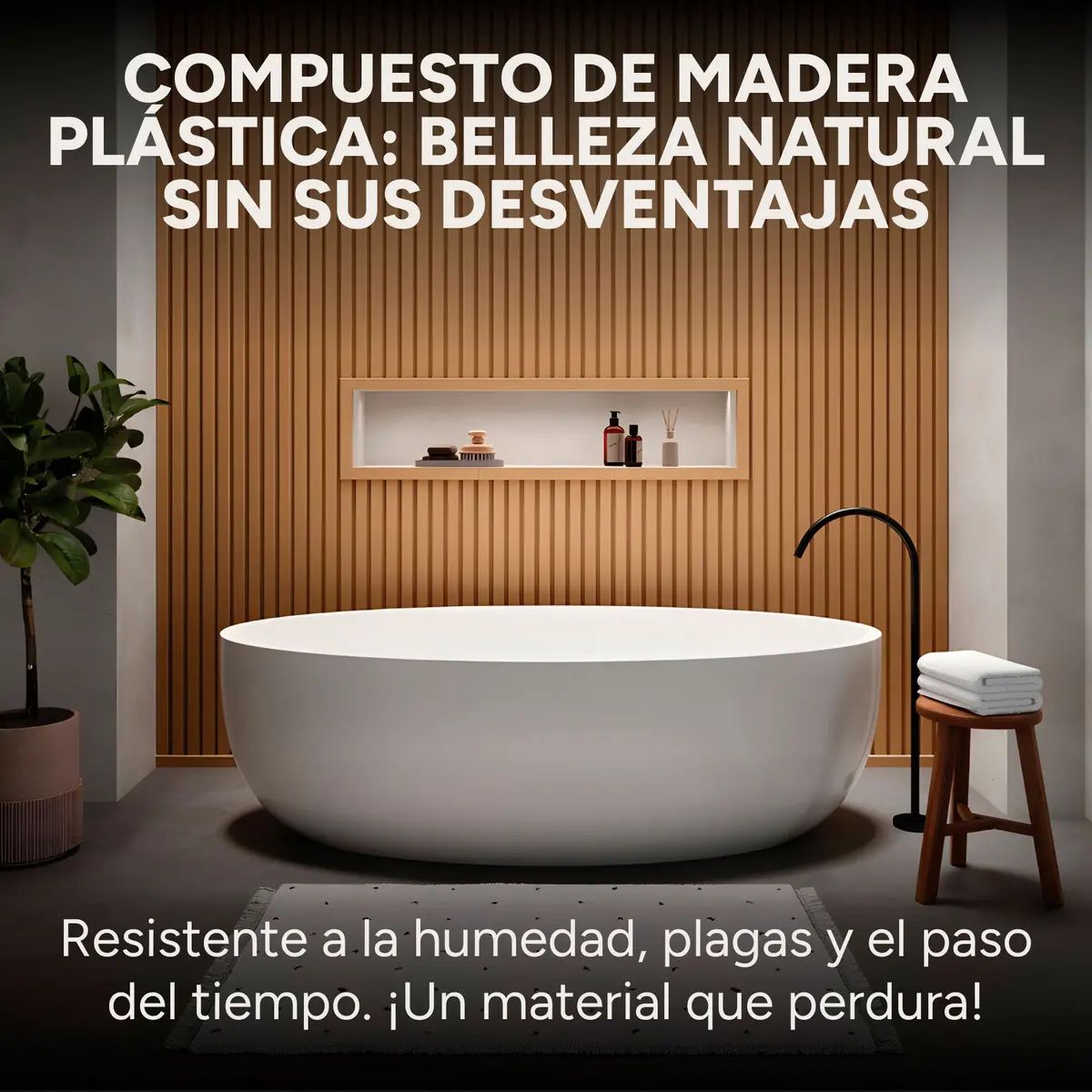 WPC Tabla Wall Panel Lambrin 290x16.7cm Marrón Madera