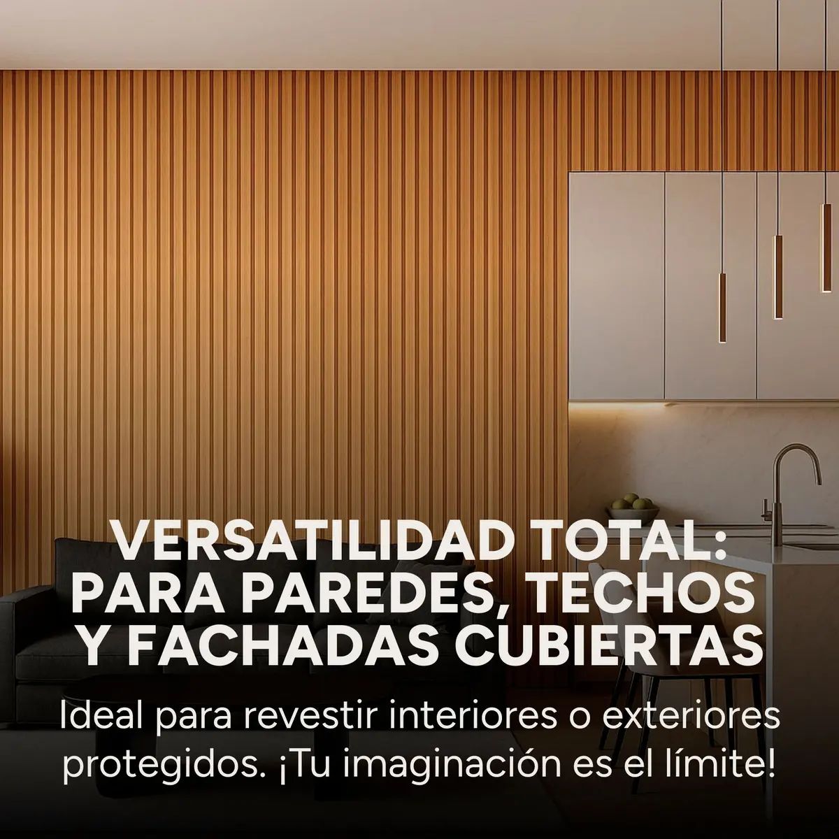 WPC Tabla Wall Panel Lambrin 290x16.7cm Marrón Madera