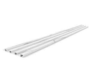 Wpc Revestimiento Simil Madera 2.90x16.7 Blanco Hueso