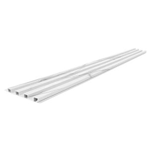Wpc Revestimiento Simil Madera 2.90x16.7 Blanco Hueso