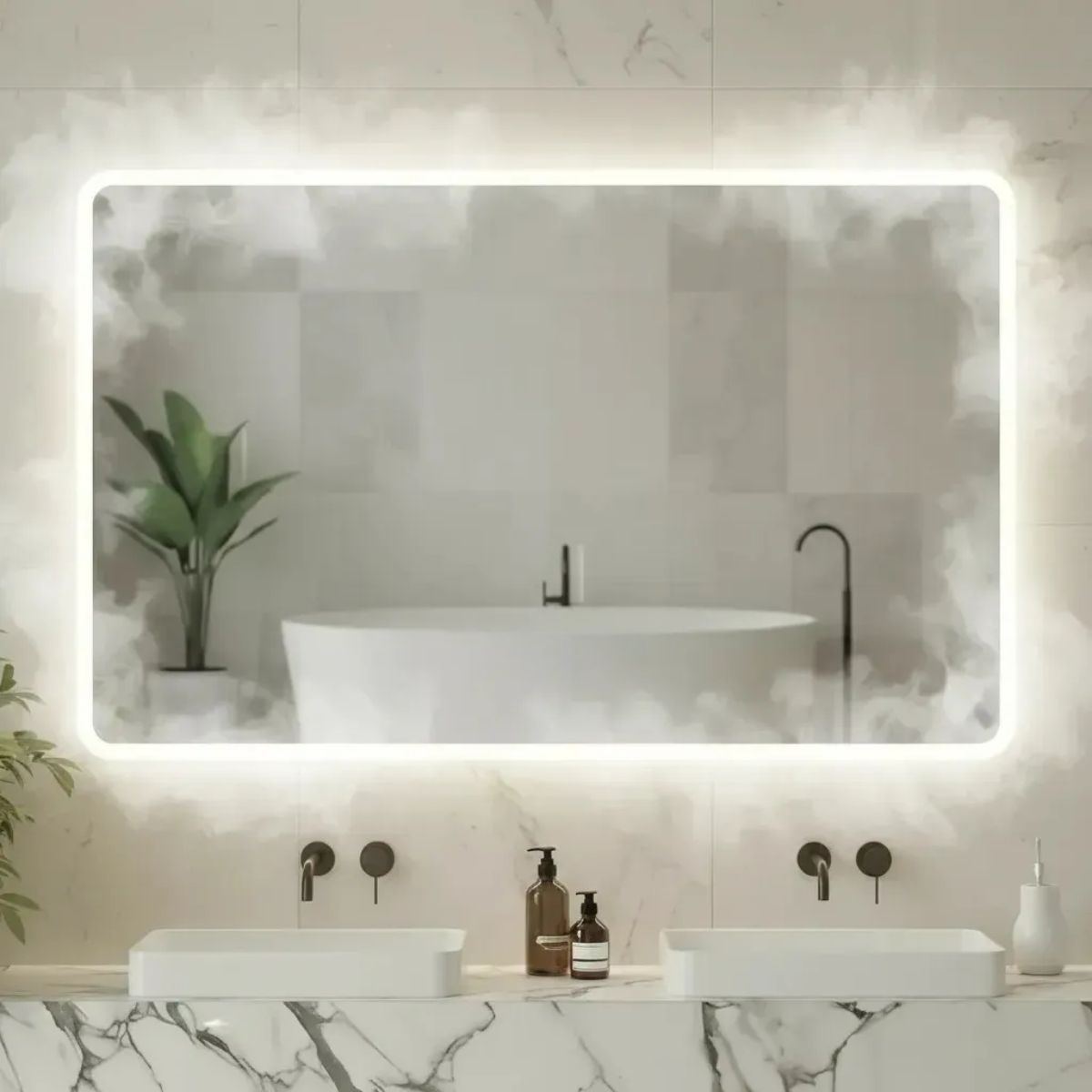 Copia - Espejo De Baño Led 60 X 80cm Led12 Desempañador