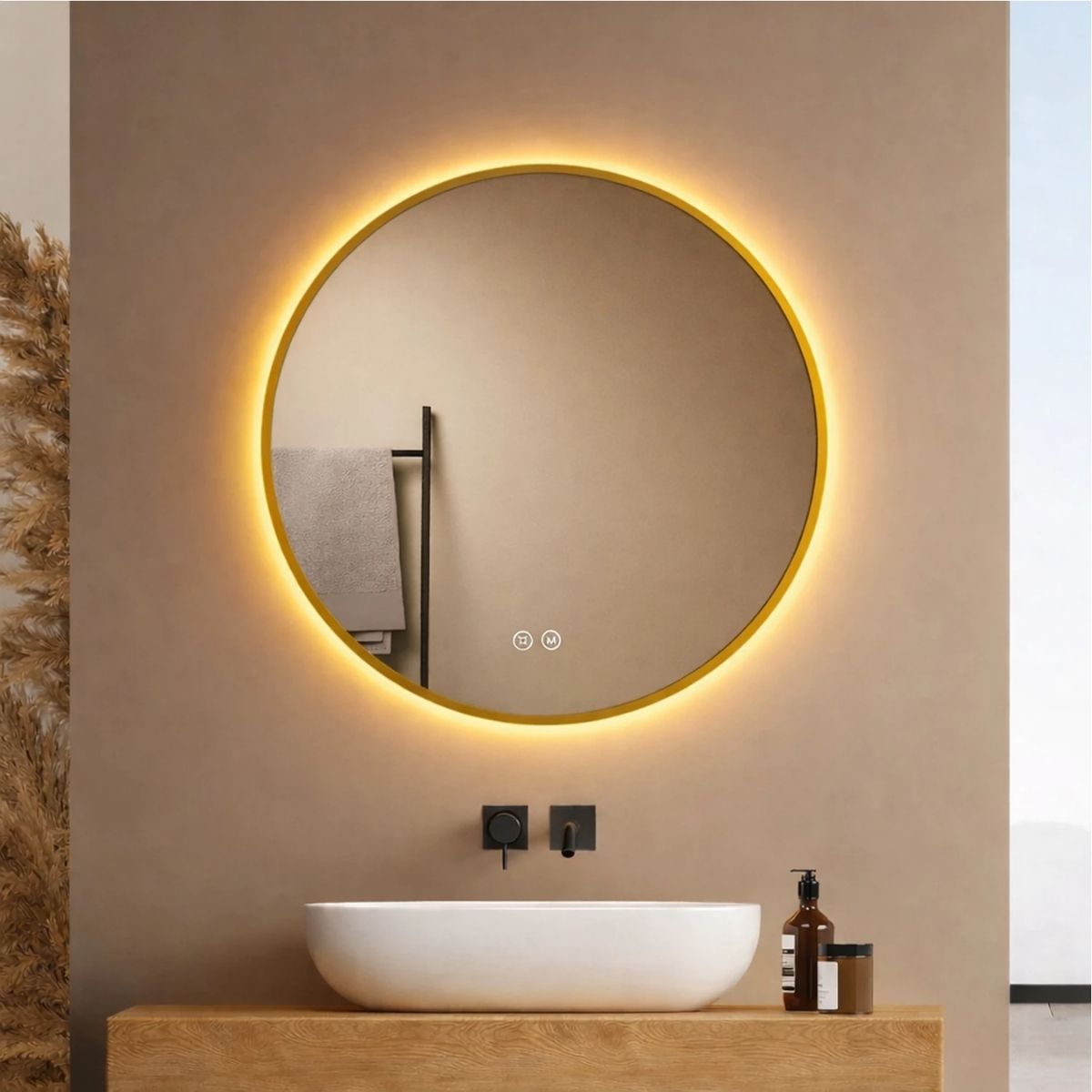 Copia - Espejo Irregular Sin Marco Cuerpo Entero Led 160x50cm