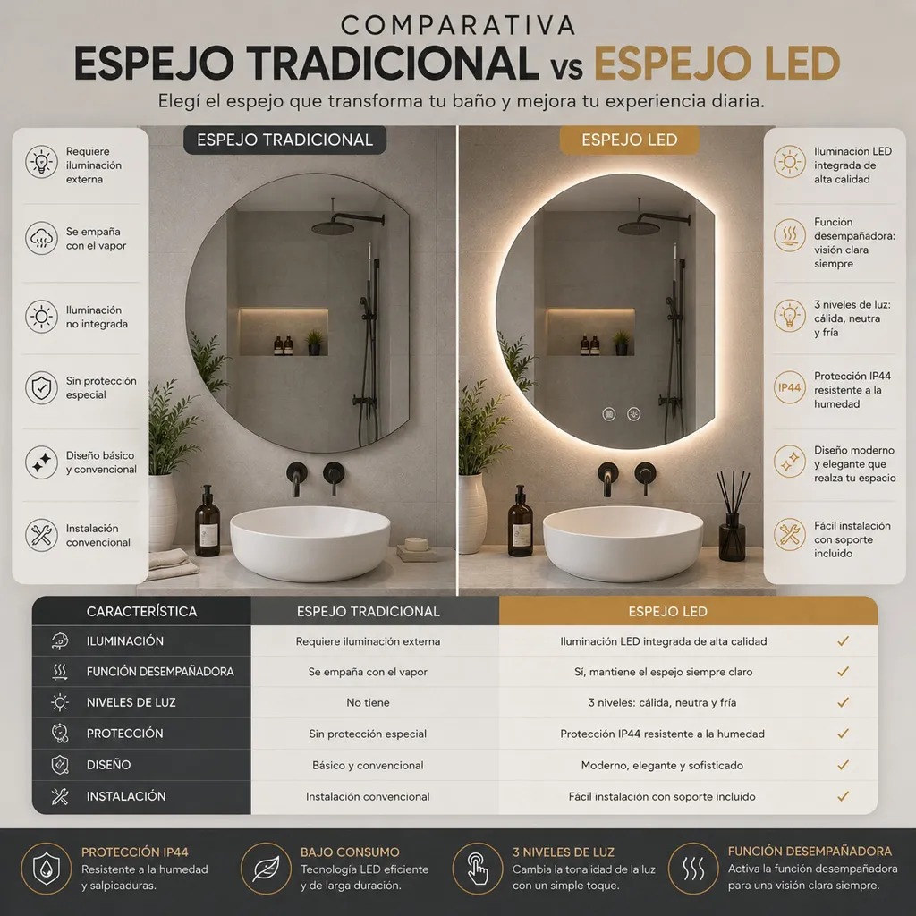 Copia - Espejo Irregular Sin Marco Cuerpo Entero Led 160x50cm Copia - Espejo Irregular Sin Marco Cuerpo Entero Led 160x50cm