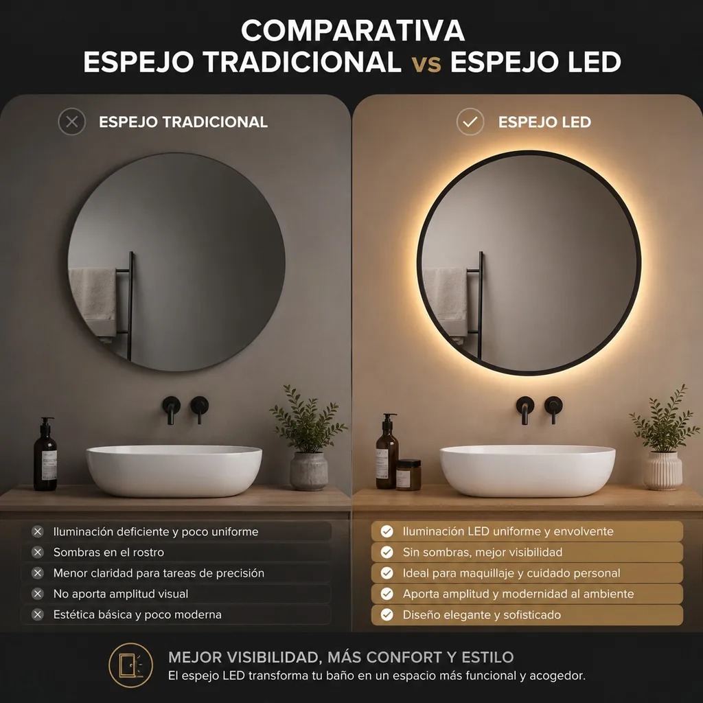 Copia - Espejo Irregular Sin Marco Cuerpo Entero Led 160x50cm Copia - Espejo Irregular Sin Marco Cuerpo Entero Led 160x50cm