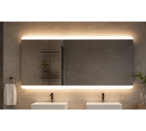 Copia - Espejo Rectangular Con Led Baño Led10 50 X 70 Cm Desempañador