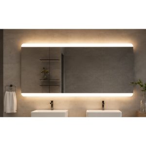 Copia - Espejo Rectangular Con Led Baño Led10 50 X 70 Cm Desempañador