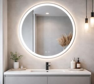 Copia - Espejo Redondo Con Luz Led Modelo Led01 60 Cm