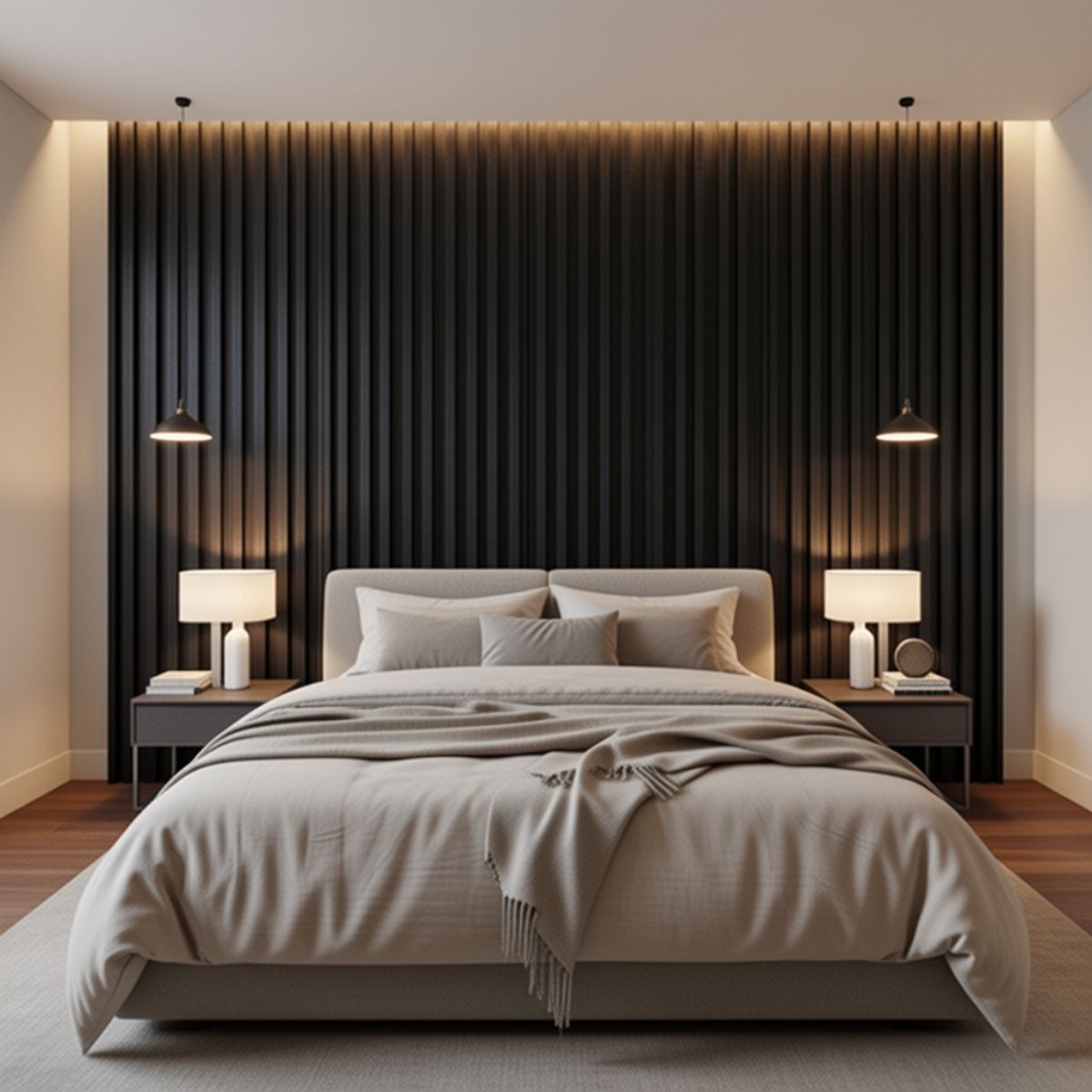 Copia - Pack X100 Wpc Simil Madera Panel Lambrin 290x16 cm Duo Negra/Marron claro MMC90