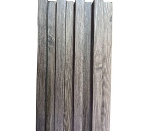 Copia - Pack X10 Wpc Wall Panel Lambrin 290x16 cm Duo Negro/Marron claro MMC90