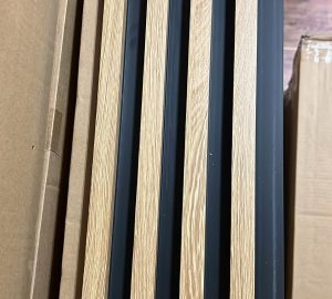 Copia - Pack X30 Wpc Simil Madera Panel Lambrin 290x16.7 Gris Oscuro - 100026-235