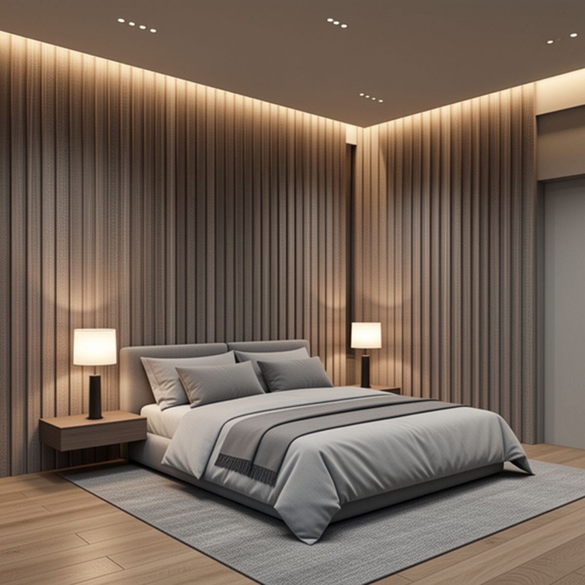 Copia - Pack X30 Wpc Simil Madera Panel Lambrin 290x16 DUO Negro/Marron Claro MMC90