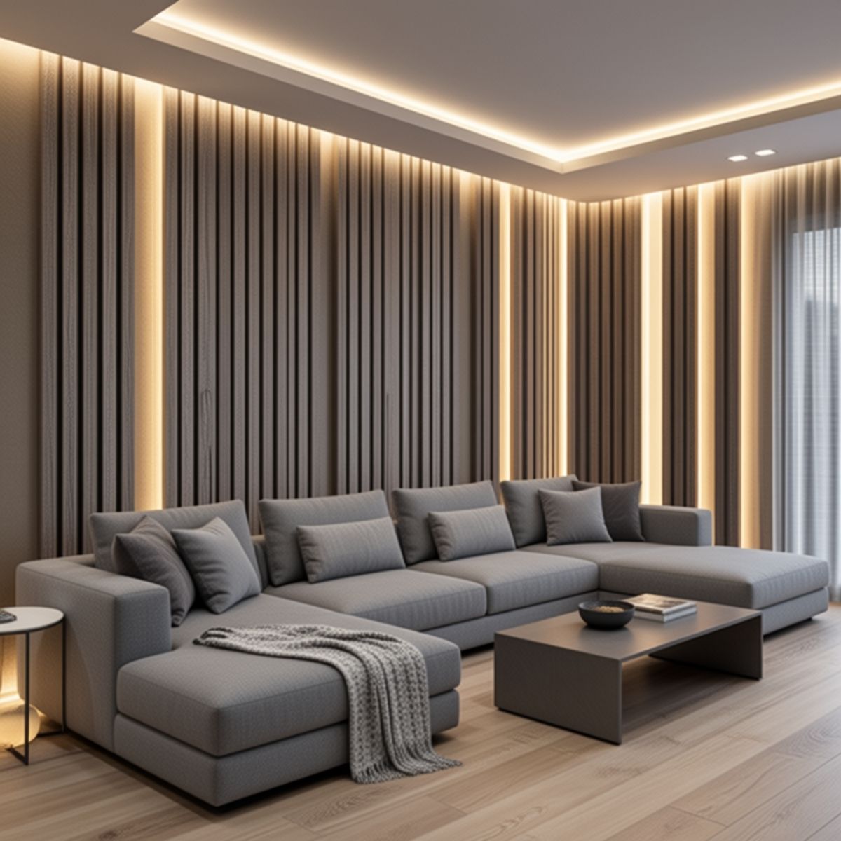 Copia - Pack X50 Wpc Simil Madera Panel Lambrin 290x16 cm Duo Marron Claro MMC90