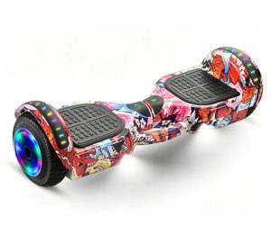 Copia - Patineta Eléctrica Hoverboard Bluetooth c/Rodilleras - Blanco