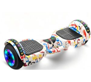 Copia - Patineta Eléctrica Hoverboard Bluetooth c/Rodilleras - Blanco