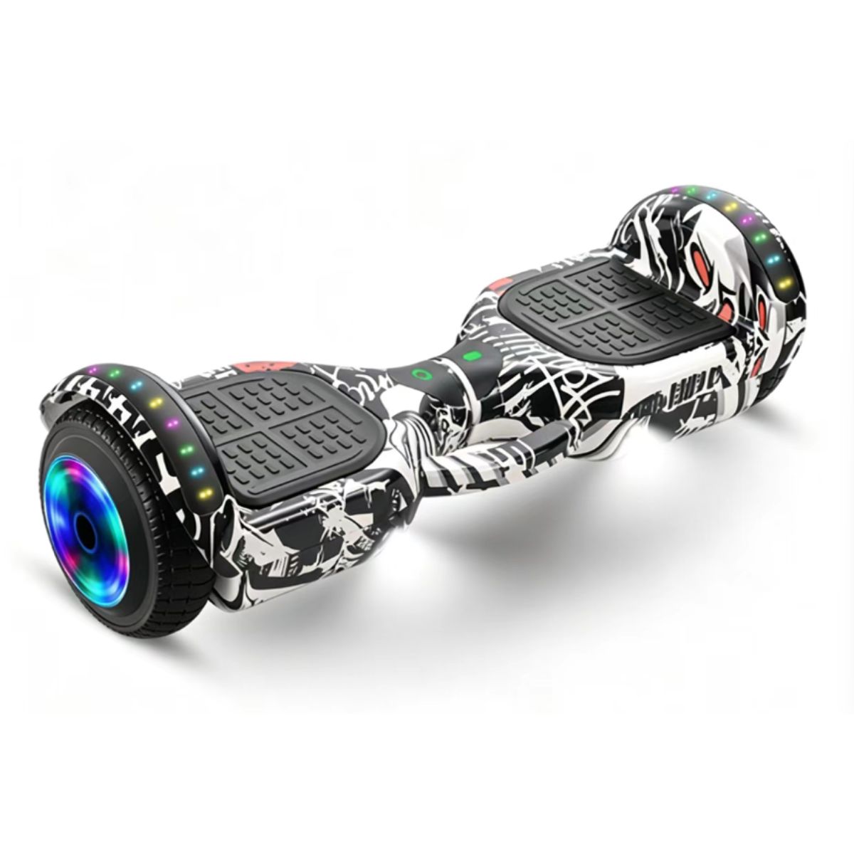 Copia - Patineta Eléctrica Hoverboard Bluetooth c/Rodilleras - Blanco Copia - Patineta Eléctrica Hoverboard Bluetooth c/Rodilleras - Blanco