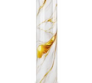 Copia - Placa Adhesiva Simil Marmol Blanco/Dorado Rollo de 1.20 x 3 Metros BS-3752