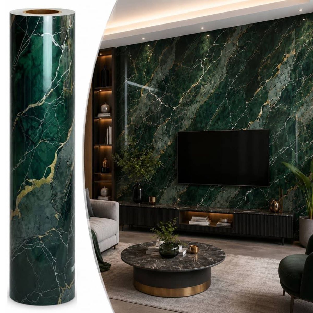 Copia - Placa Adhesiva Simil Marmol Blanco Rollo de 1.20 x 3 Metros BS-101 Copia - Placa Adhesiva Simil Marmol Blanco Rollo de 1.20 x 3 Metros BS-101