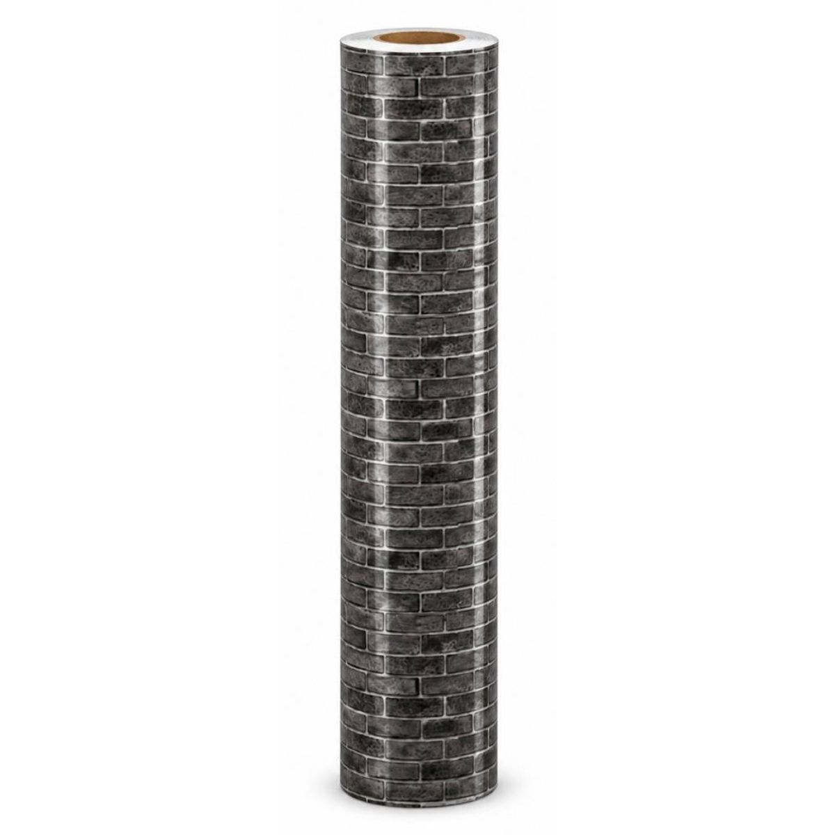 Copia - Placa Adhesiva Simil Marmol Ladrillo Gris Oscuro Rollo de 1.20 x 3 Metros BS-1683