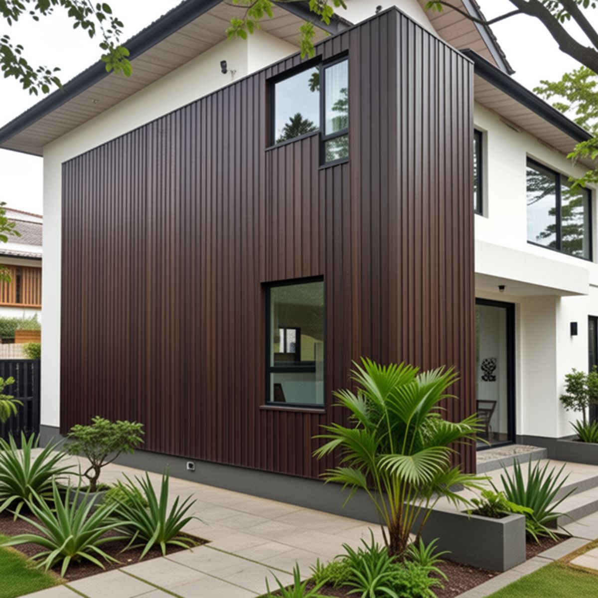 Copia - Revestimiento Exterior Wpc 3d Pared Decorativo Simil Madera NOGAL Copia - Revestimiento Exterior Wpc 3d Pared Decorativo Simil Madera NOGAL