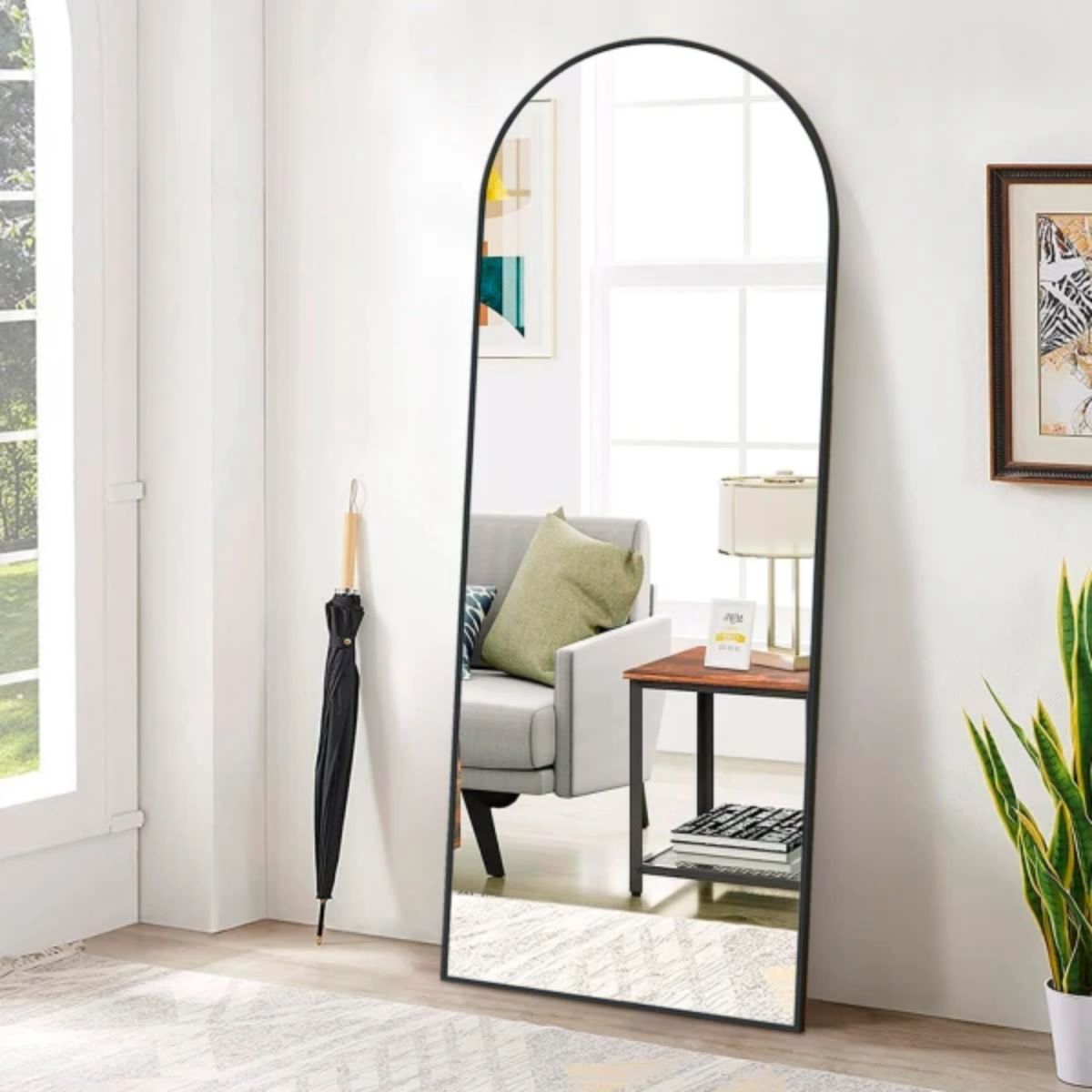 Espejo Arco De Pie Cuerpo Entero Fm04 50 X 150 Cm