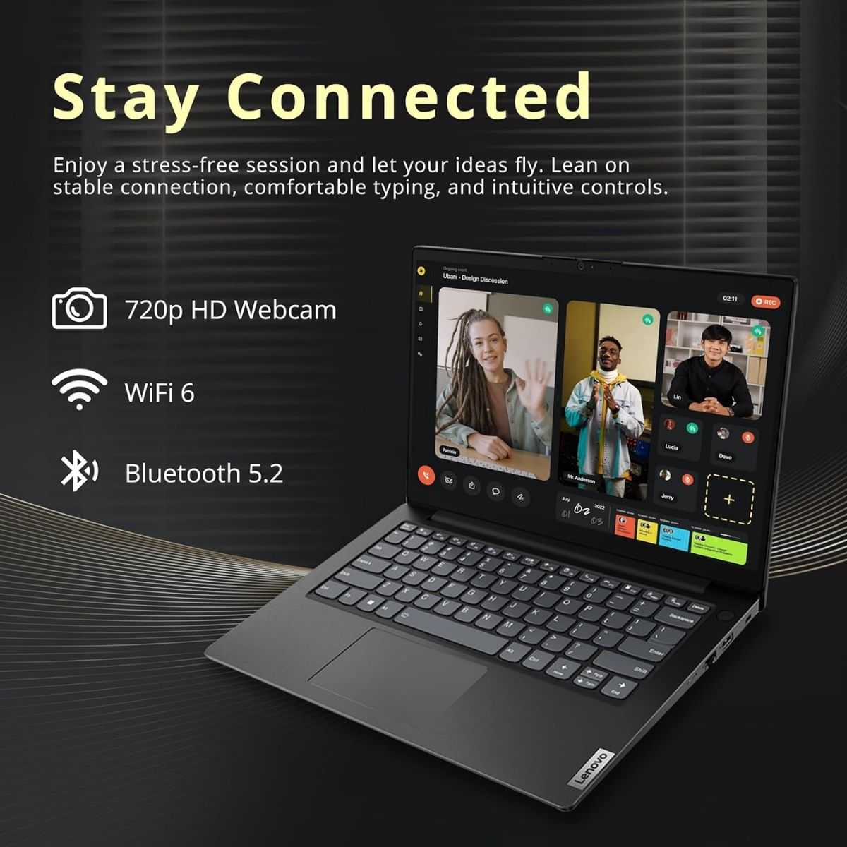 Notebook Lenovo V14 G9 IAP i7-1255U 16GB 512GB 14 Win 11 Pro