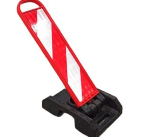 PANEL 75 CM REBATIBLE CON BASE - Seguridad Vial