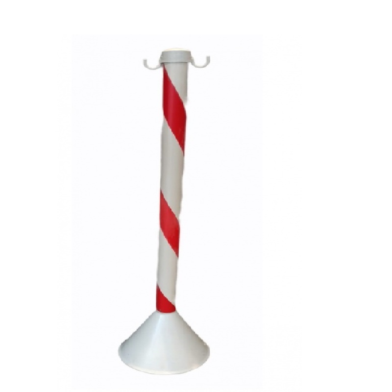 PEDESTAL PARA CADENA BLANCO/ROJO - Seguridad Vial