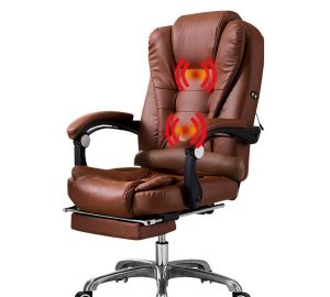 Silla ejecutiva Miles con apoya pies y 2 puntos de masaje