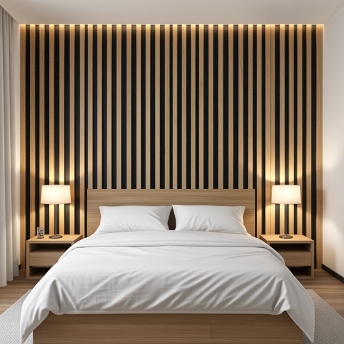 Wpc Revestimiento Simil Madera Duo Negro/Marron claro MMC90 Wpc Revestimiento Simil Madera Duo Negro/Marron claro MMC90