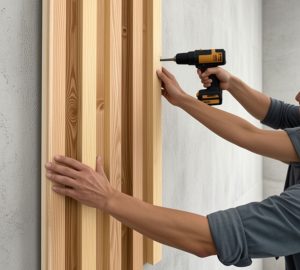 Copia - Pack X10 Wpc Wall Panel Lambrin 290x16 cm Duo Negro/Marron Oscuro MMC82