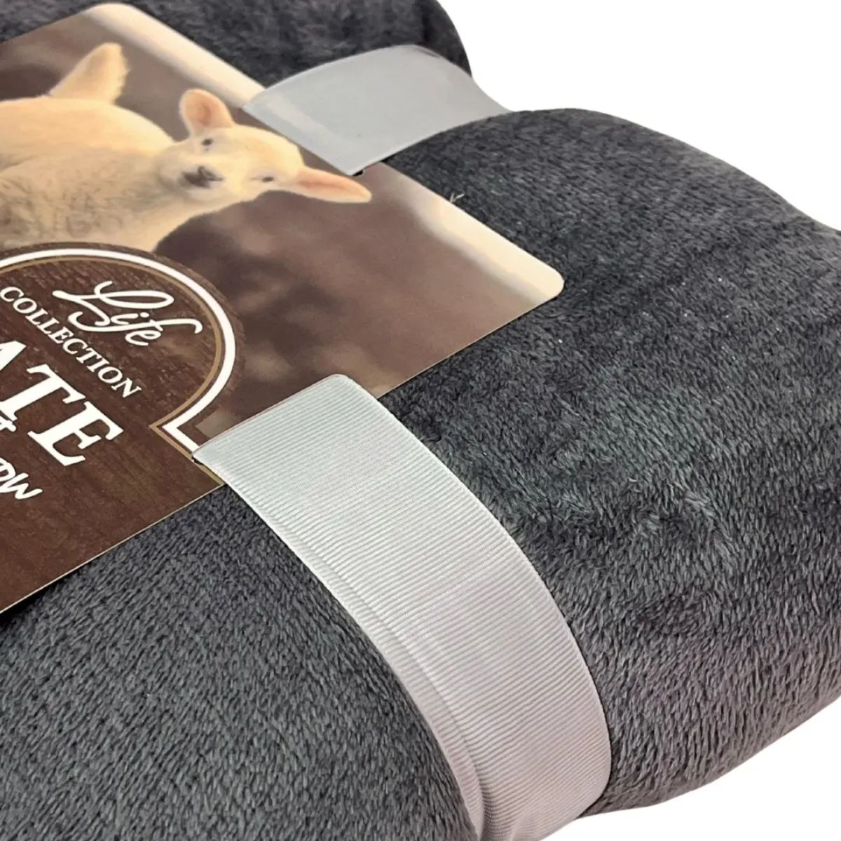 Manta Polar frazada Corderito GRIS 200x230cm Suave Y Cálida Manta Polar frazada Corderito GRIS 200x230cm Suave Y Cálida