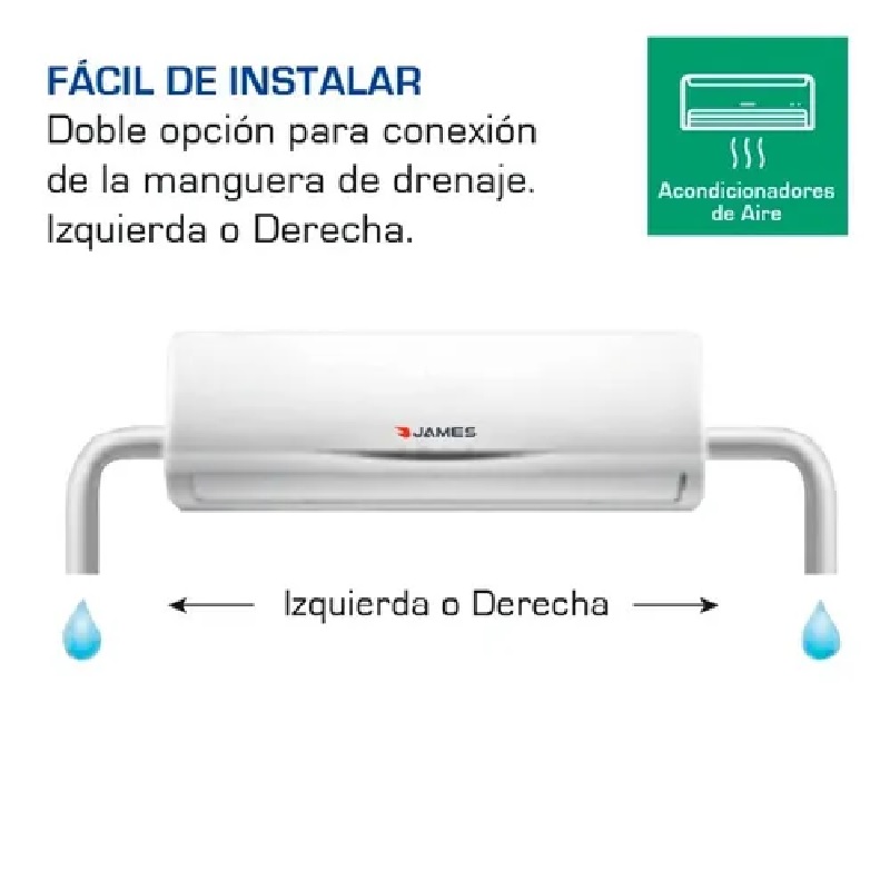 Aire Acondicionado James INVERTER 18000 Btu Clase A Con WIFI Aire Acondicionado James INVERTER 18000 Btu Clase A Con WIFI