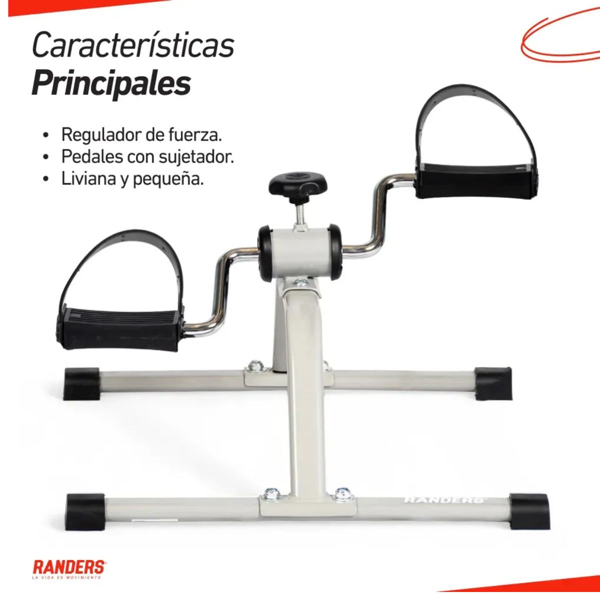 Bicicleta Fija Pedalera Rehabilitacion Randers ARG-113 Plate Bicicleta Fija Pedalera Rehabilitacion Randers ARG-113 Plate