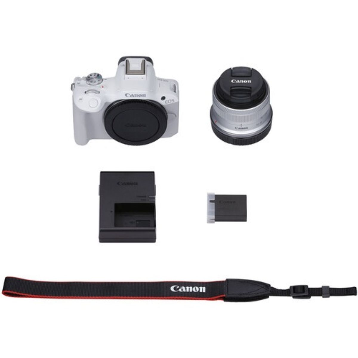 Cámara Digital Mirrorless Canon EOS R50 con Lente 18-45mm Bl