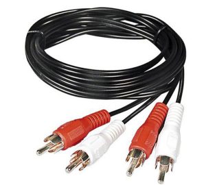 Cable Audio 2 RCA M/M 1,8m Blister DRACMA