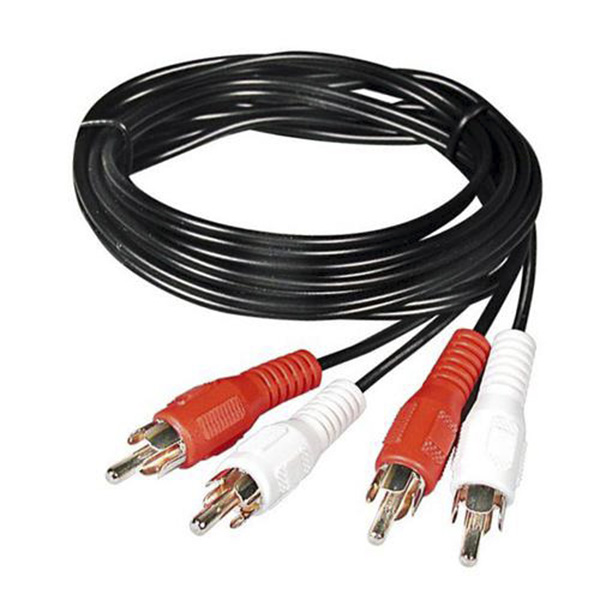 Cable Audio 2 RCA M/M 1,8m Blister DRACMA