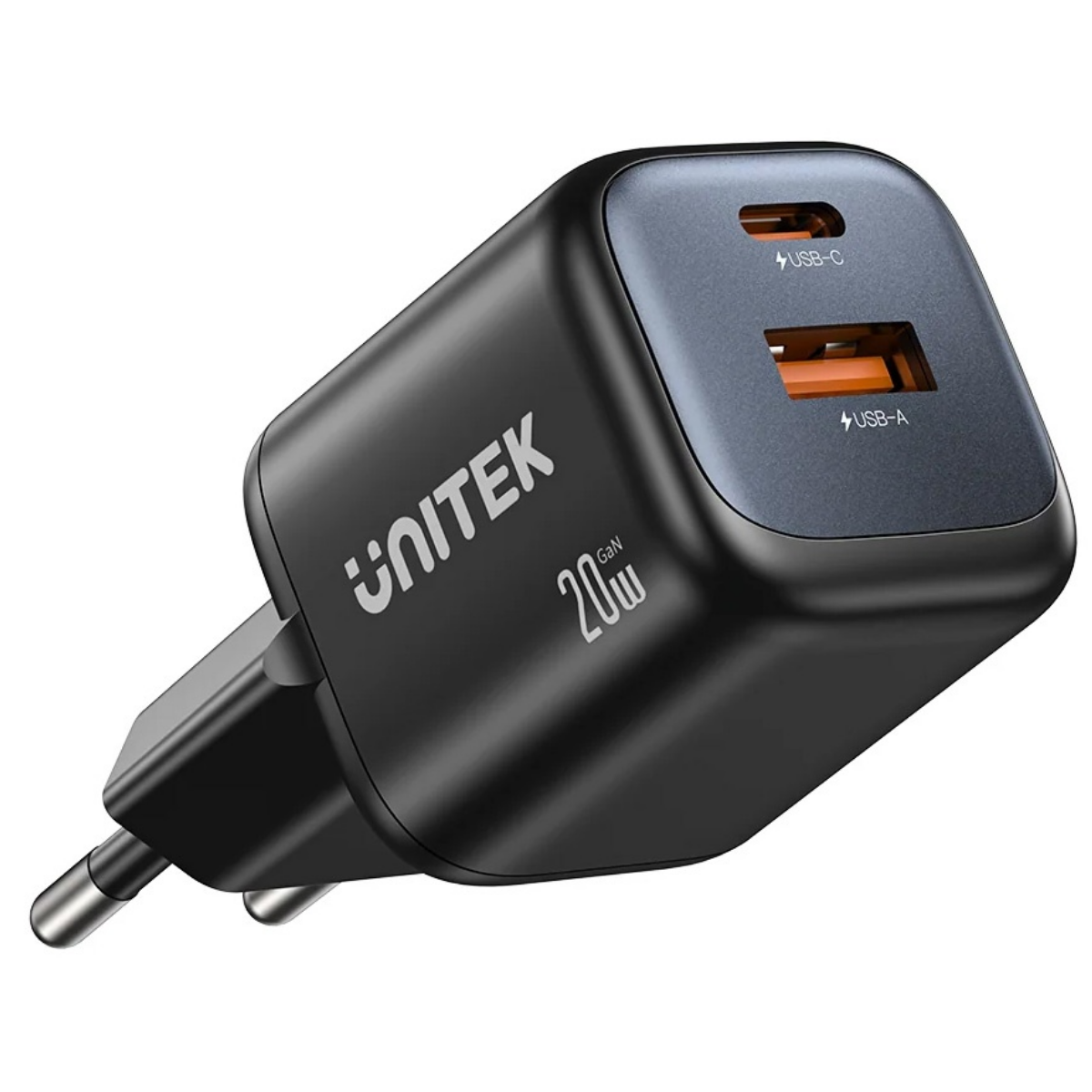 Cargador Unitek Zeno 20W Dual-Port GaN Cargador Unitek Zeno 20W Dual-Port GaN
